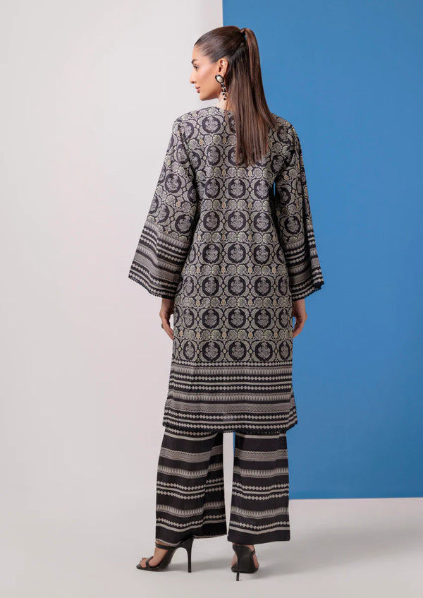 Bonanza Satrangi Black-Cambric – 2 Piece