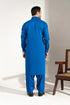 AlKaram Ready-to-Wear Cotton Kameez & Shalwar for Men – Cobalt Blue