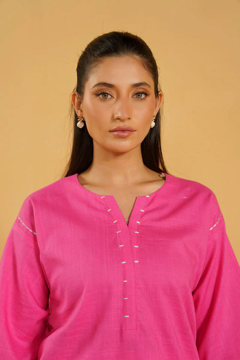 AlKaram Ready-to-Wear | SHIRT & CULOTTE - STITCHED