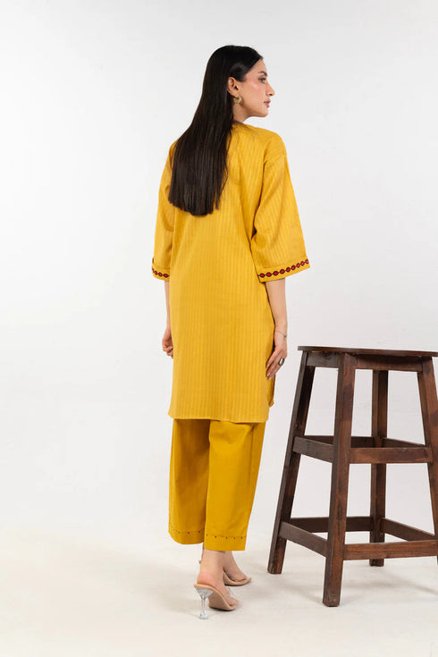 AlKaram Ready-to-Wear SHIRT & CULOTTE - STITCHED