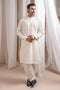 Muraqsh - Bosky White Plain Kurta Shalwar β Men | Ready-to-Wear