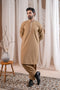Muraqsh - Formal Camel Kurta Shalwar Embroidered – Men | Ready to Wear