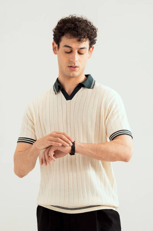 Muraqsh Johnny Resort Polo - Contrast Collar - Men