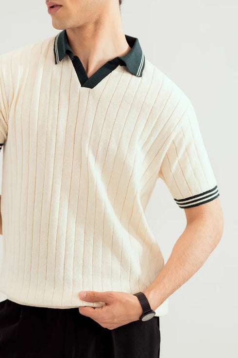 Muraqsh Johnny Resort Polo - Contrast Collar - Men