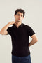 Muraqsh Wave Knitted Polo – Men | Ready-to-Wear