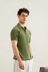 Muraqsh Drop Needle Zipper Knitted Polo - Men