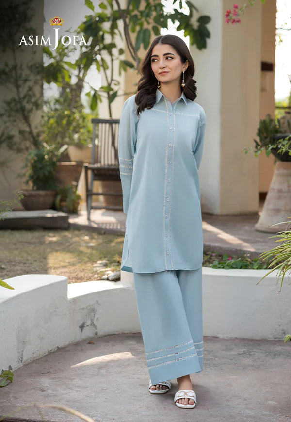 Asim Jofa Co-ord set AJPB-111 DYED CAMBRIC 2 PCS STITCHED