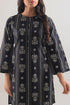 SAYA Printed Lawn Stitched 2-Piece Suit (Shirt & Trouser) – Black | Design