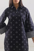 SAYA Deep Black Printed Lawn Stitched 2PC Sui