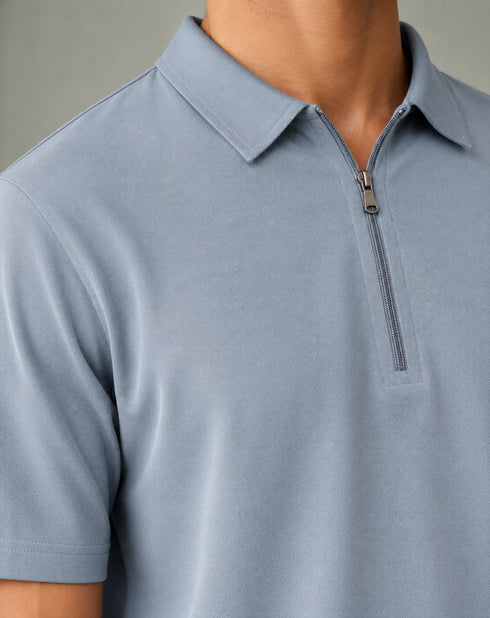 Muraqsh Basic Zipper Polo - Smart Fit - Men