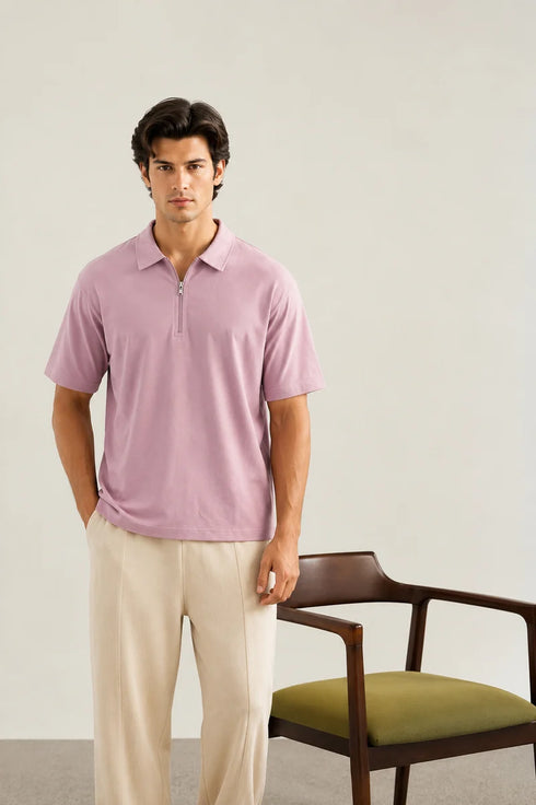 Muraqsh Basic Zipper Polo - Smart Fit - Men