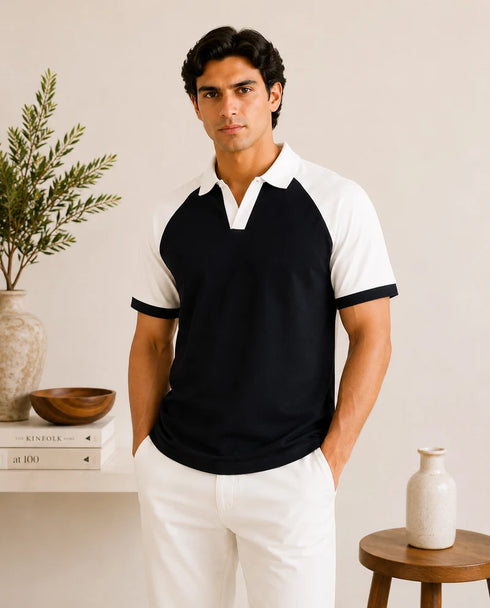 Muraqsh Johnny Resort Polo - Contrast Collar - Men