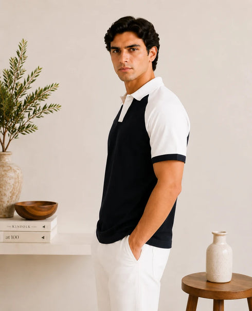 Muraqsh Johnny Resort Polo - Contrast Collar - Men