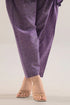 SAYA Majestic Purple Cotton Jacquard Stitched 2PC Suit
